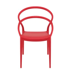 Pia Chaise de jardin tendance empilable en polypropylène* Chaise De Jardin