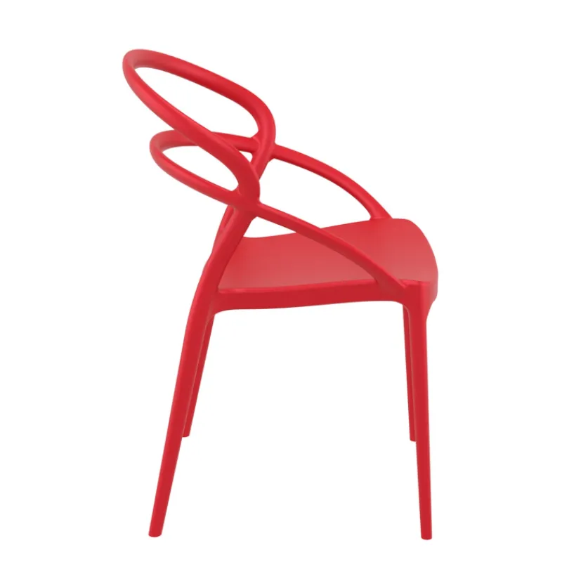 Pia Chaise de jardin tendance empilable en polypropylène* Chaise De Jardin