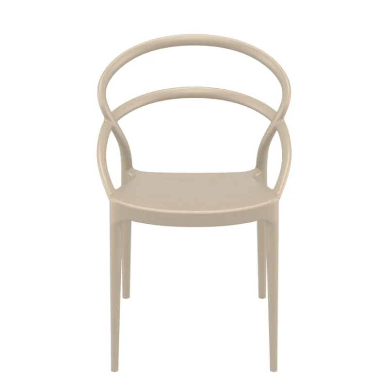 Pia Chaise tendance empilable en polypropylène* Chaise De Cuisine|Chaise De Salle à Manger