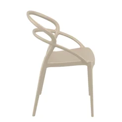 Pia Chaise tendance empilable en polypropylène* Chaise De Cuisine|Chaise De Salle à Manger