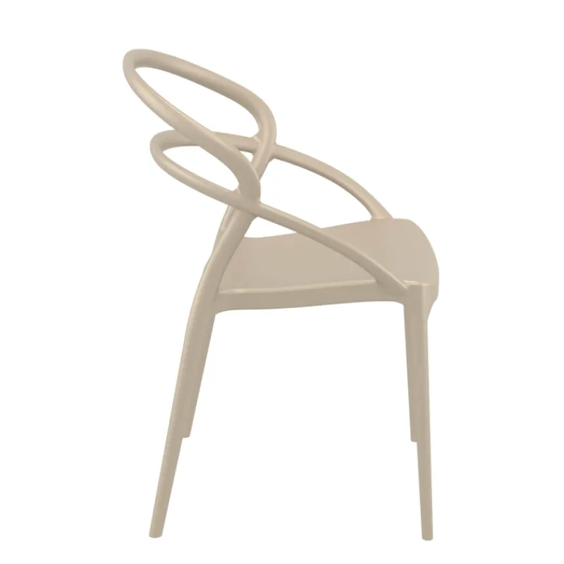 Pia Chaise tendance empilable en polypropylène* Chaise De Cuisine|Chaise De Salle à Manger
