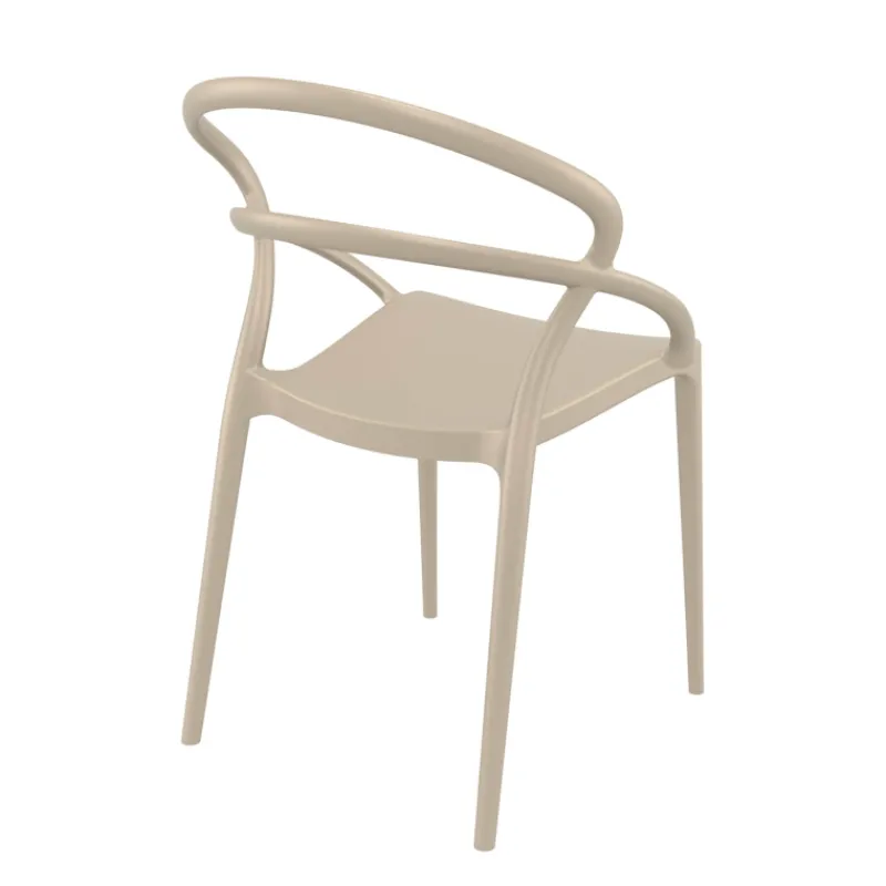 Pia Chaise tendance empilable en polypropylène* Chaise De Cuisine|Chaise De Salle à Manger