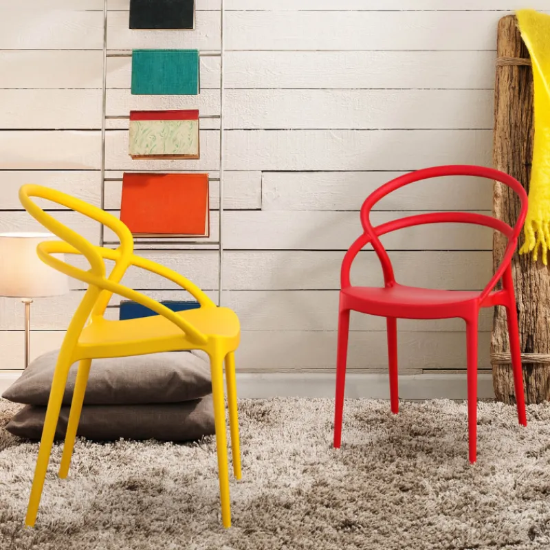 Pia Chaise tendance empilable en polypropylène* Chaise De Cuisine|Chaise De Salle à Manger