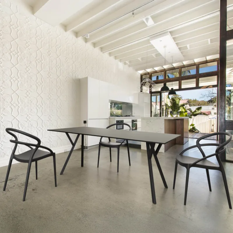 Pia Chaise tendance empilable en polypropylène* Chaise De Cuisine|Chaise De Salle à Manger