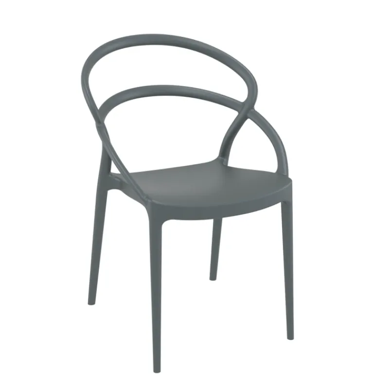Pia Chaise tendance empilable en polypropylène* Chaise De Cuisine|Chaise De Salle à Manger