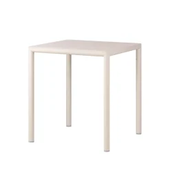 Piave Table de jardin carrée en stratifié avec pieds en aluminium* Table De Jardin