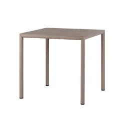 Piave Table de jardin carrée en stratifié avec pieds en aluminium* Table De Jardin