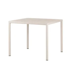 Piave Table de jardin carrée en stratifié avec pieds en aluminium* Table De Jardin