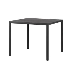Piave Table de jardin carrée en stratifié avec pieds en aluminium* Table De Jardin