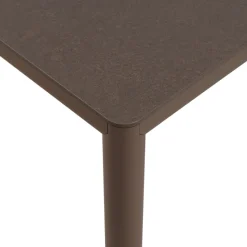 Piave Table de jardin carrée en stratifié avec pieds en aluminium* Table De Jardin
