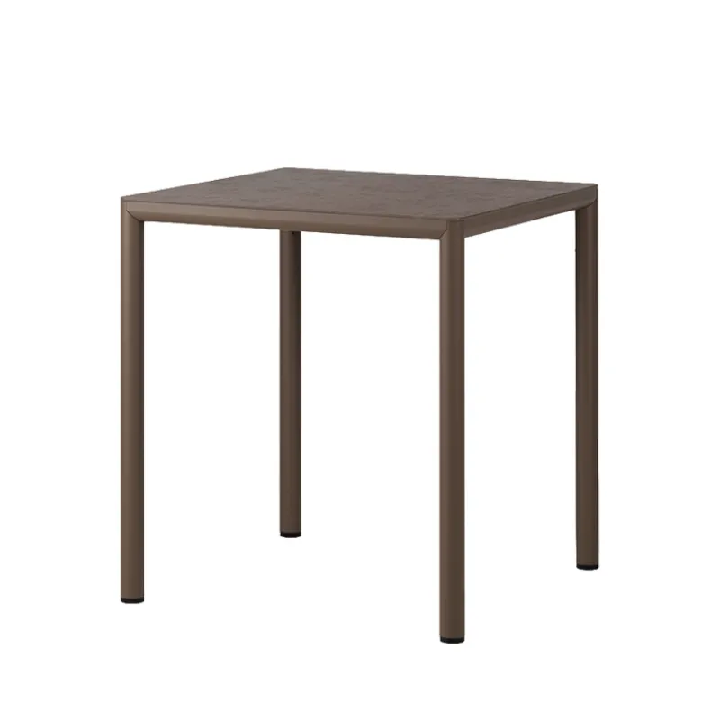 Piave Table de jardin carrée en stratifié avec pieds en aluminium* Table De Jardin