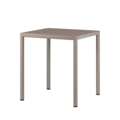 Piave Table de jardin carrée en stratifié avec pieds en aluminium* Table De Jardin