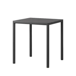 Piave Table de jardin carrée en stratifié avec pieds en aluminium* Table De Jardin