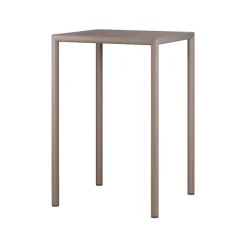 Piave Table de jardin carrée en stratifié avec pieds en aluminium* Table De Jardin