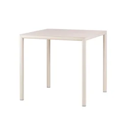 Piave Table de jardin carrée en stratifié avec pieds en aluminium* Table De Jardin