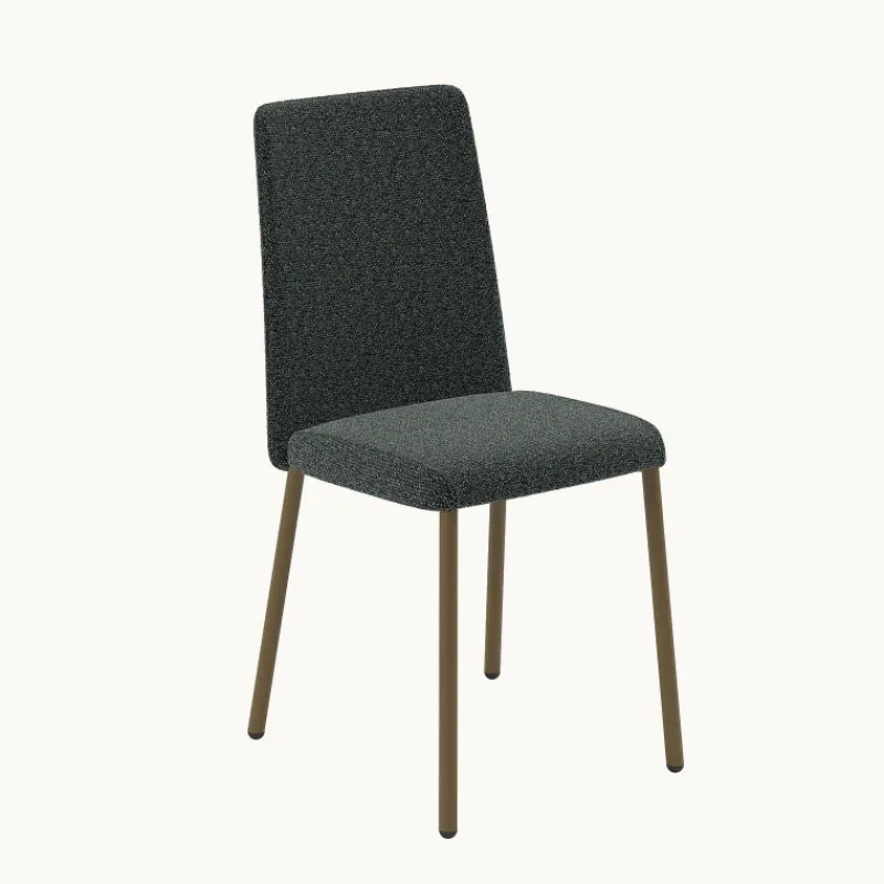 Perfecta Pierrot Chaise de salle à manger confortable en tissu et pieds en métal* Chaise De Salle à Manger