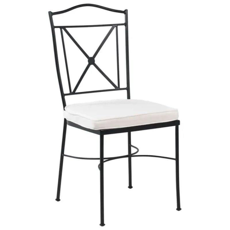 Jayso Pisa Chaise de jardin provençale en acier* Chaise De Jardin