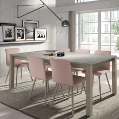 Perfecta Pisa Chaise de salle à manger moderne en métal et simili* Chaise De Cuisine|Chaise De Salle à Manger