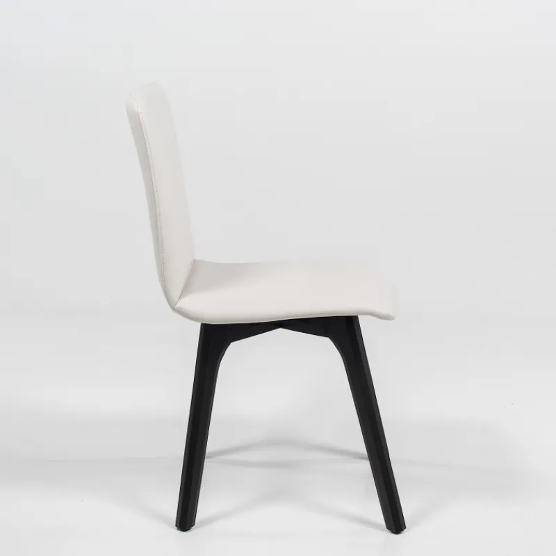 Sessio Plaza Chaise de salle à manger scandinave en synthétique et bois* Chaise De Cuisine|Chaise De Salle à Manger