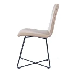 Sessio Plaza Chaise design avec pieds filaires en métal* Chaise De Cuisine|Chaise De Salle à Manger