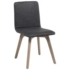 Sessio Plaza diamant Chaise de séjour scandinave matelassée en synthétique et bois* Chaise De Cuisine|Chaise De Salle à Manger