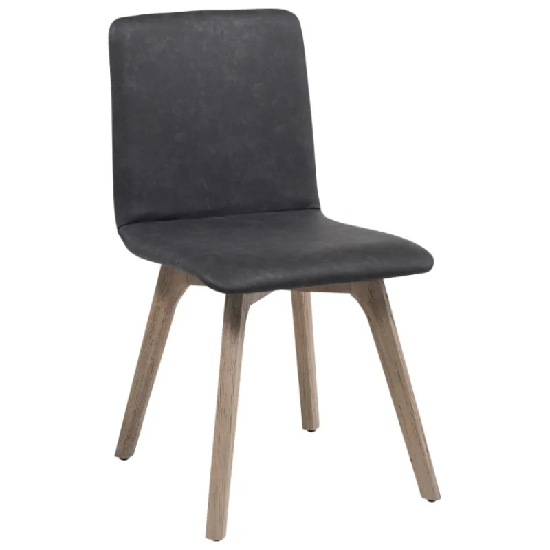 Sessio Plaza diamant Chaise de séjour scandinave matelassée en synthétique et bois* Chaise De Cuisine|Chaise De Salle à Manger
