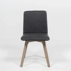 Sessio Plaza diamant Chaise de séjour scandinave matelassée en synthétique et bois* Chaise De Cuisine|Chaise De Salle à Manger