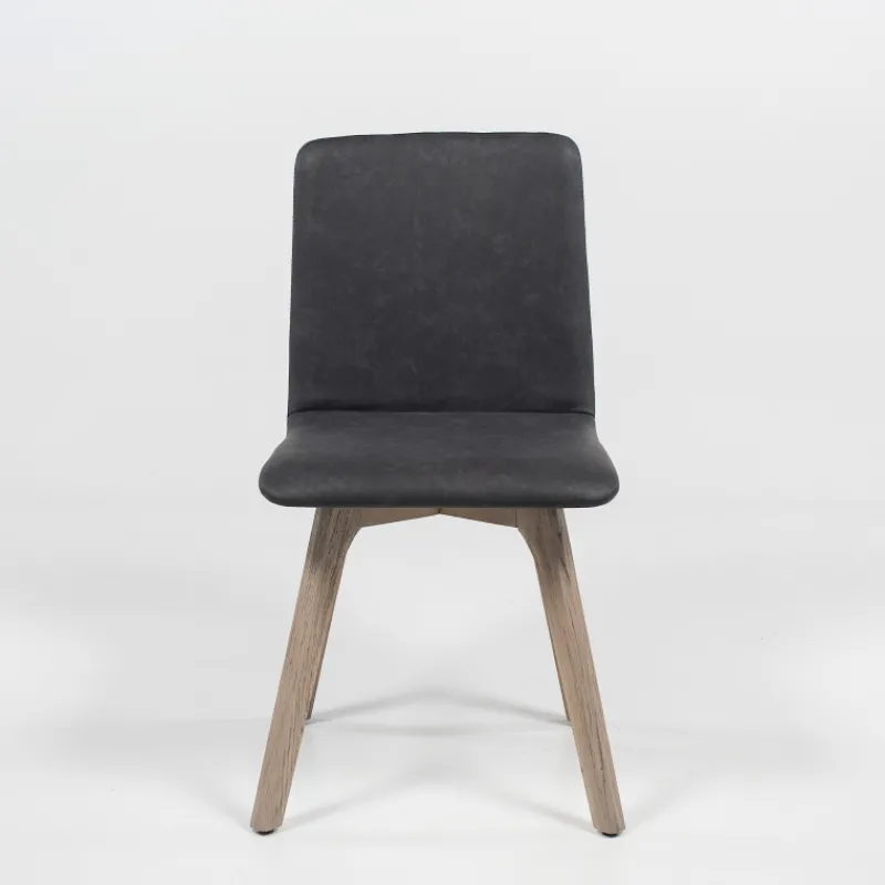 Sessio Plaza diamant Chaise de séjour scandinave matelassée en synthétique et bois* Chaise De Cuisine|Chaise De Salle à Manger
