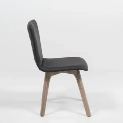 Sessio Plaza diamant Chaise de séjour scandinave matelassée en synthétique et bois* Chaise De Cuisine|Chaise De Salle à Manger