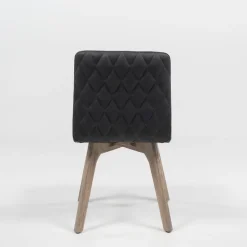 Sessio Plaza diamant Chaise de séjour scandinave matelassée en synthétique et bois* Chaise De Cuisine|Chaise De Salle à Manger