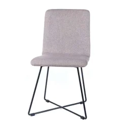 Sessio Plaza diamant Chaise design en tissu avec pieds filaires en métal noir* Chaise De Salle à Manger|Chaise Salon