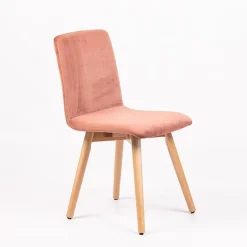 Sessio Plaza line Chaise en tissu avec dos matelassé et pieds en bois* Chaise De Salle à Manger|Chaise Salon