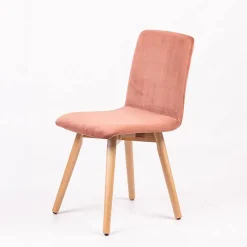 Sessio Plaza line Chaise en tissu avec dos matelassé et pieds en bois* Chaise De Salle à Manger|Chaise Salon