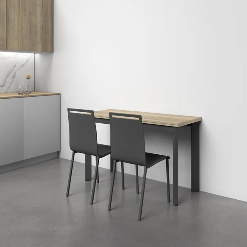 Cancio Poker Minor Table petit espace extensible en stratifié* Table De Cuisine|Table Pour Petit Espace
