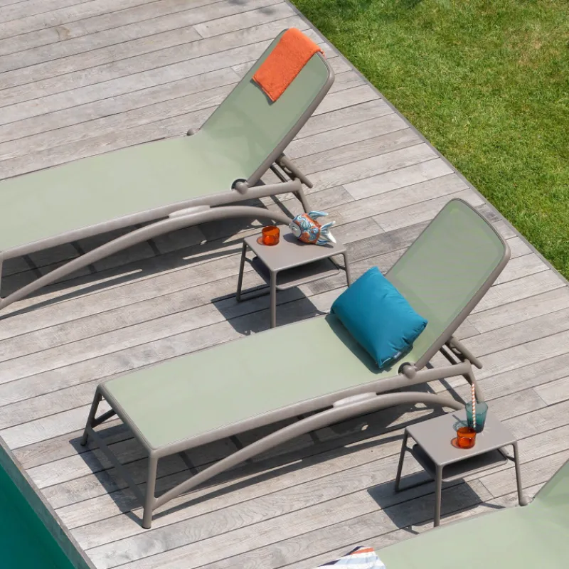Pop Table basse de jardin carrée empilable en polypropylène* Table De Jardin