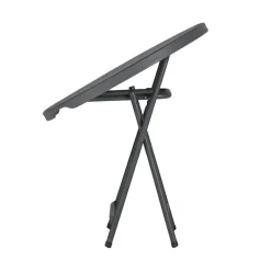 PraxisTable pliante ronde gris foncé* Table Pour Petit Espace
