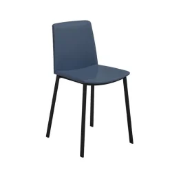 Perfecta Primera Chaise belge moderne rembourrée en simili avec pieds en métal* Chaise De Cuisine|Chaise De Salle à Manger