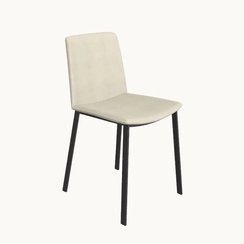 Perfecta Primera Chaise moderne tissu et pieds métal* Chaise De Salle à Manger
