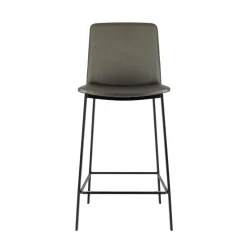 Perfecta Primera Tabouret snack belge rembourré en simili et pieds en métal* Tabouret Snack (assise +/- 65 Cm)|Tabouret De Bar (assise +/- 80 Cm)