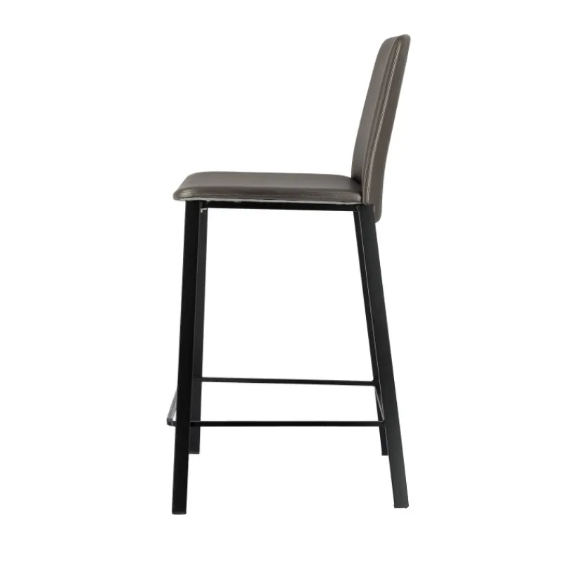 Perfecta Primera Tabouret snack belge rembourré en simili et pieds en métal* Tabouret Snack (assise +/- 65 Cm)|Tabouret De Bar (assise +/- 80 Cm)