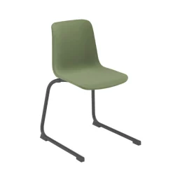 Perfecta Proza Chaise pied luge inversé empilable en métal coque polypropylène* Chaise De Cuisine