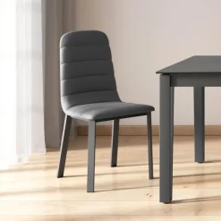 Cancio Pulsar Chaise contemporaine en tissu et métal* Chaise De Salle à Manger