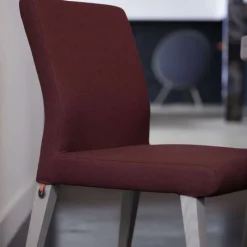 Mobitec Pure classic ® Chaise cocooning en tissu et pieds bois* Chaise De Salle à Manger|Chaise Salon