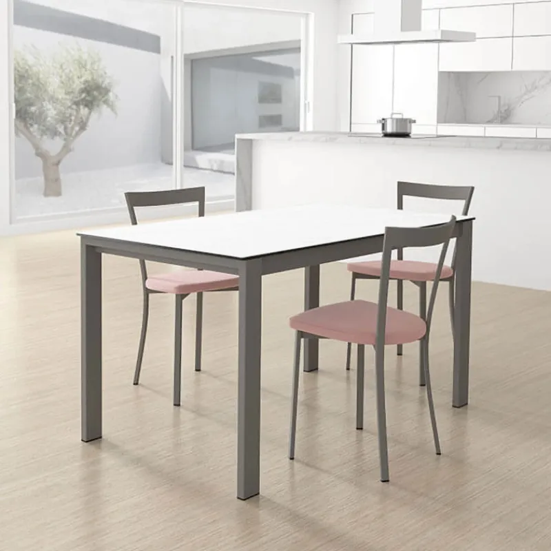 Cancio Puzzle Table de cuisine rectangulaire en céramique* Table De Cuisine|Table De Salle à Manger