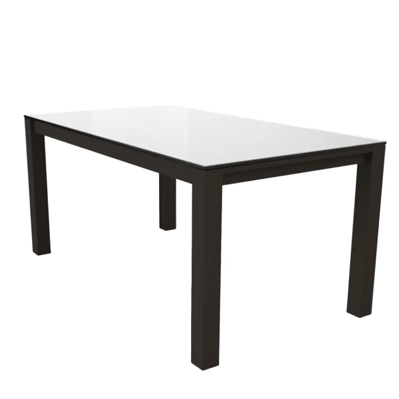 Cancio Quadra Table moderne en verre extensible* Table De Salle à Manger