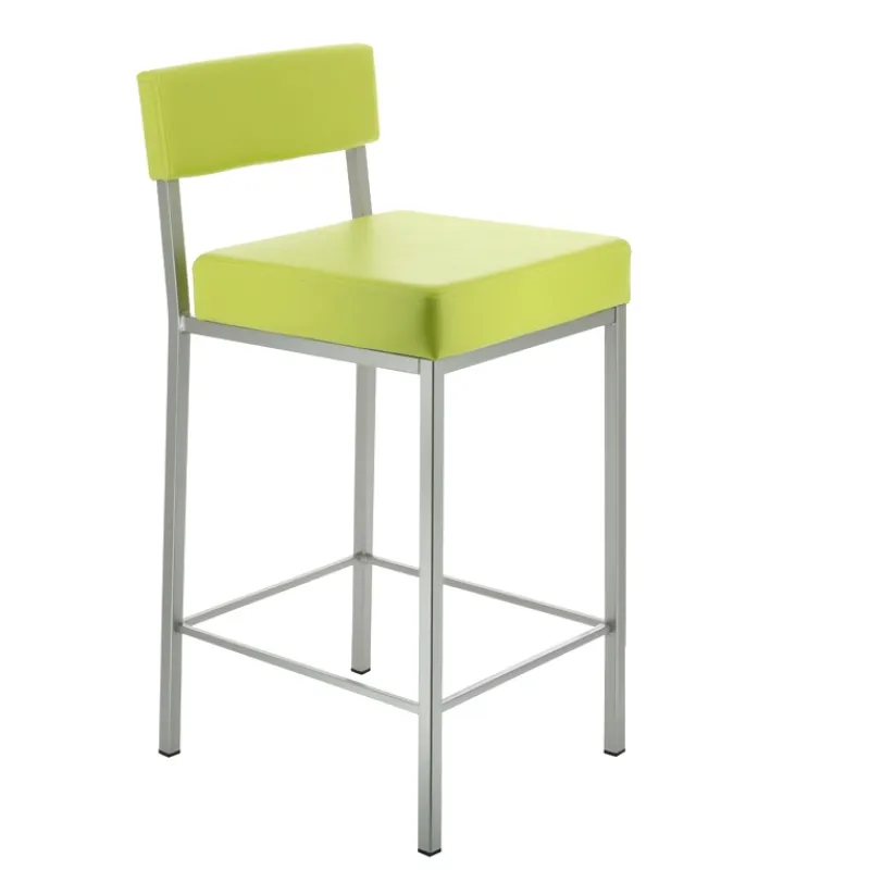 Perfecta Quinta Tabouret snack moderne en métal et simili* Tabouret Snack (assise +/- 65 Cm)|Tabouret De Bar (assise +/- 80 Cm)