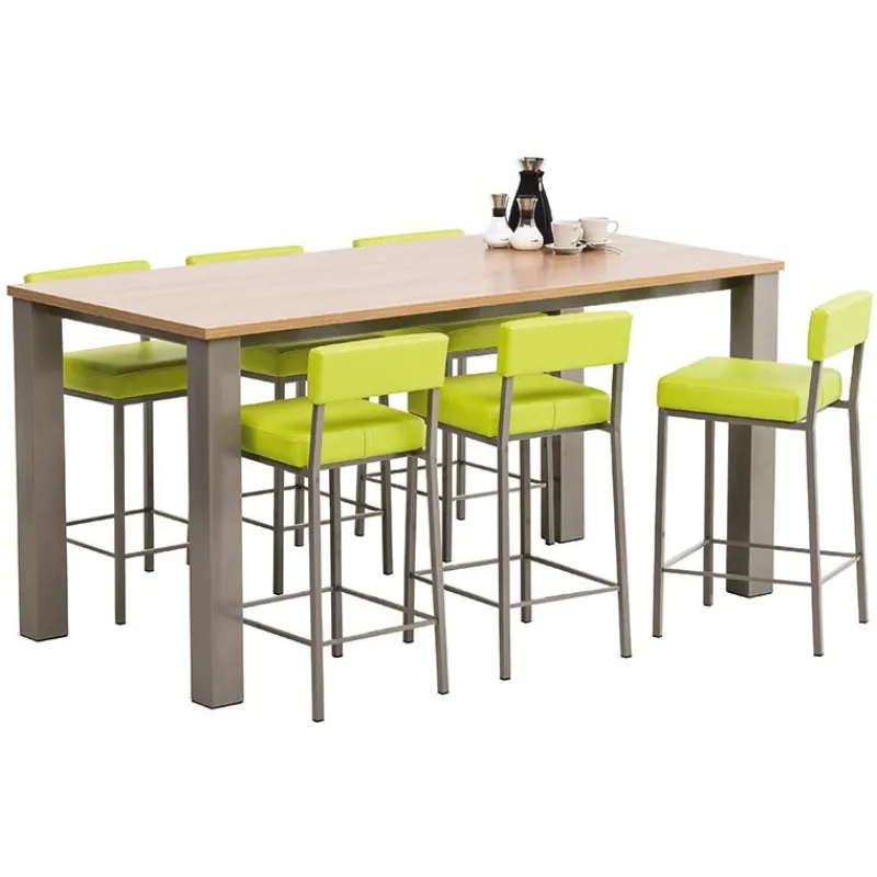 Perfecta Quinta Tabouret snack moderne en métal et simili* Tabouret Snack (assise +/- 65 Cm)|Tabouret De Bar (assise +/- 80 Cm)