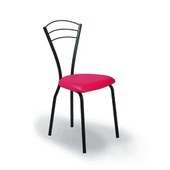 Carrier Rebecca Chaise contemporaine française en métal avec assise rembourrée* Chaise De Cuisine