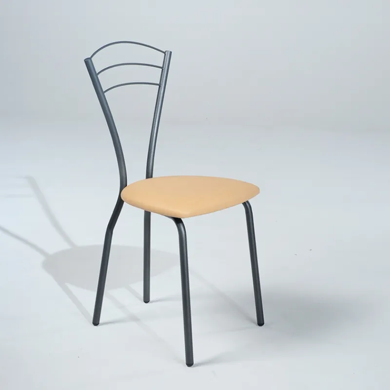 Carrier Rebecca Chaise contemporaine française en métal avec assise rembourrée* Chaise De Cuisine