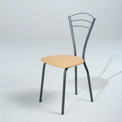 Carrier Rebecca Chaise contemporaine française en métal avec assise rembourrée* Chaise De Cuisine